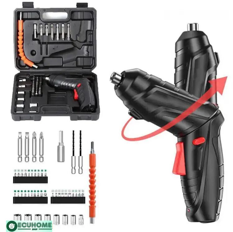 TurboScrew™ | Taladro Destornillador inalámbrico + 47 Accesorios