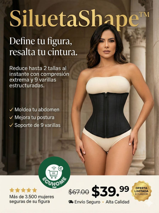 SiluetaShape™ – Define tu figura, resalta tu cintura - NUEVE (9) VARILLAS