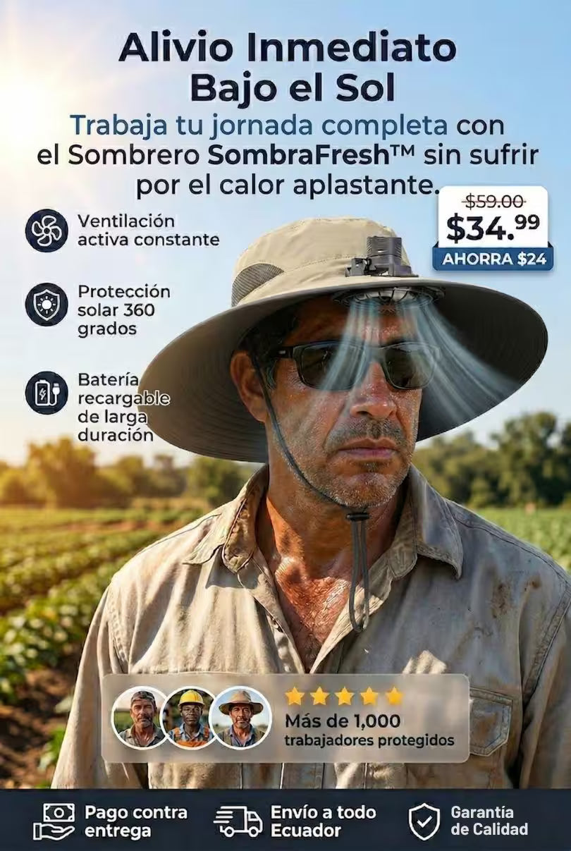 SombraFresh - El sombrero que te refresca y protege al mismo tiempo