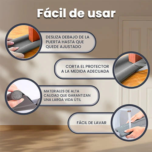 AislaPro™ | Aislante de Ruido e Insectos para Puertas